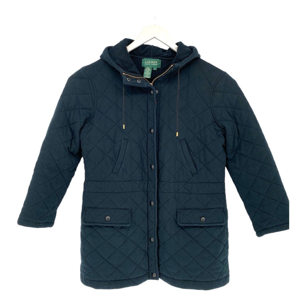 Ralph Lauren Quilted Black Or Dark Navy Jacket